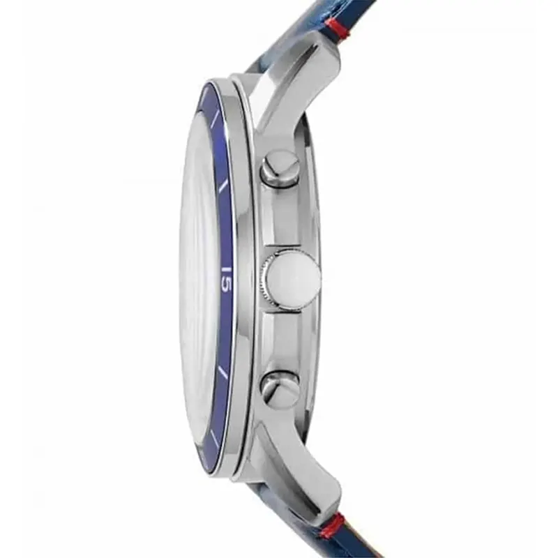 Fossil Sporty Grant Chronograph Blue Dial Men's Watch- FS5373